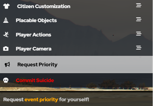 Request Priority Example